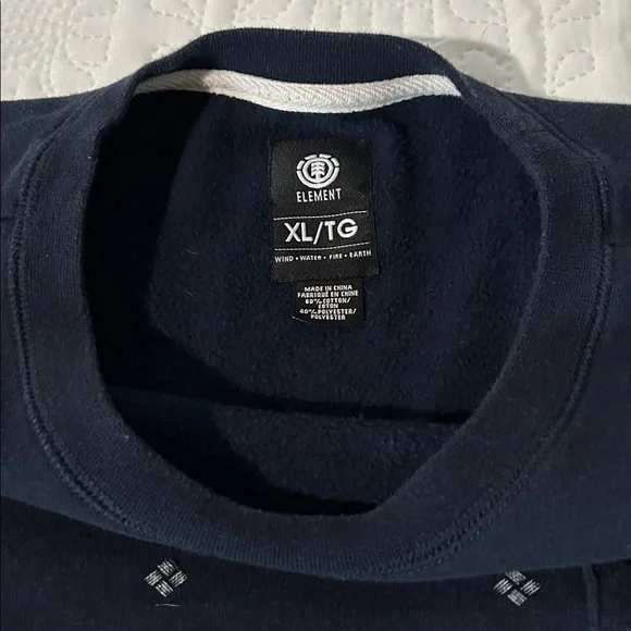 Element Dark Blue Crewneck Sweater Sz: XL - Picture 6 of 6